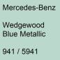 Preview: Mercedes-Benz, Wedgewood Blue Metallic, 941 / 5941.